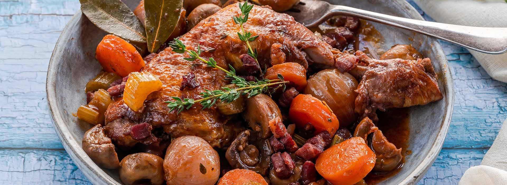 Weine zu Coq au Vin